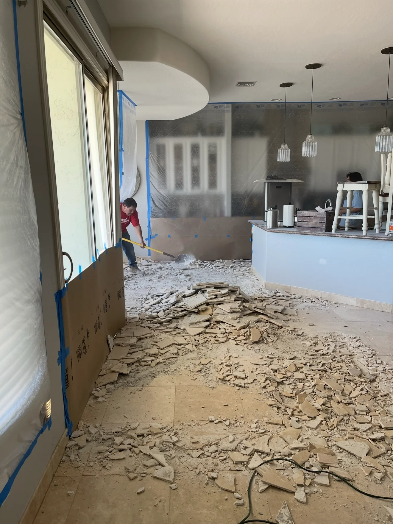 Active demolition crew on site Phoenix